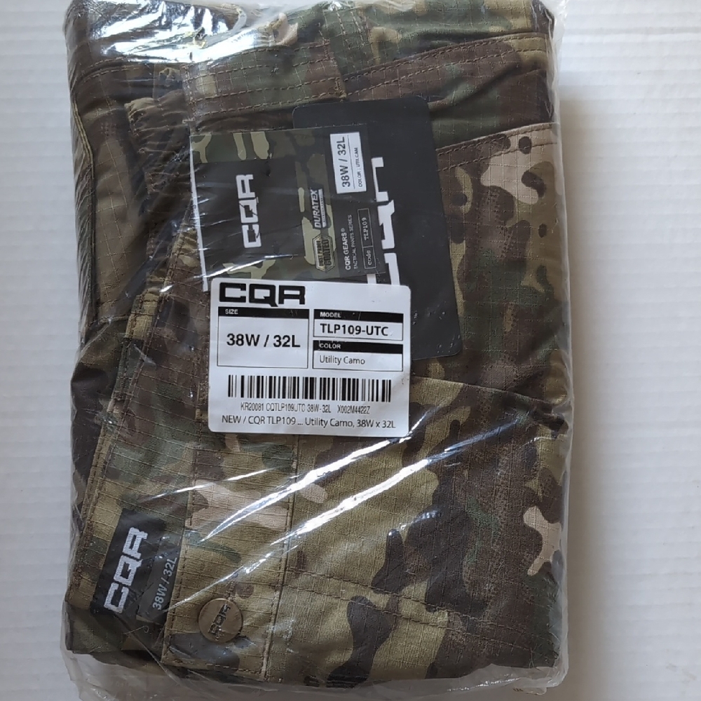 CQR Men's Utility Camo Pants - Green